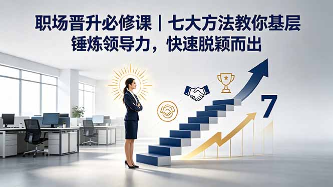 付费文章：职场晋升必修课｜七大方法教你基层锤炼领导力，快速脱颖而出-源创文化-衍智堂