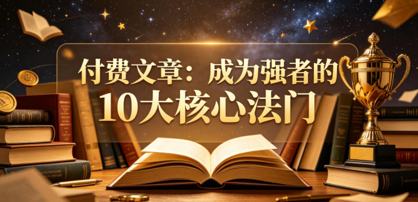 付费文章：成为强者的10大核心法门-源创文化-衍智堂