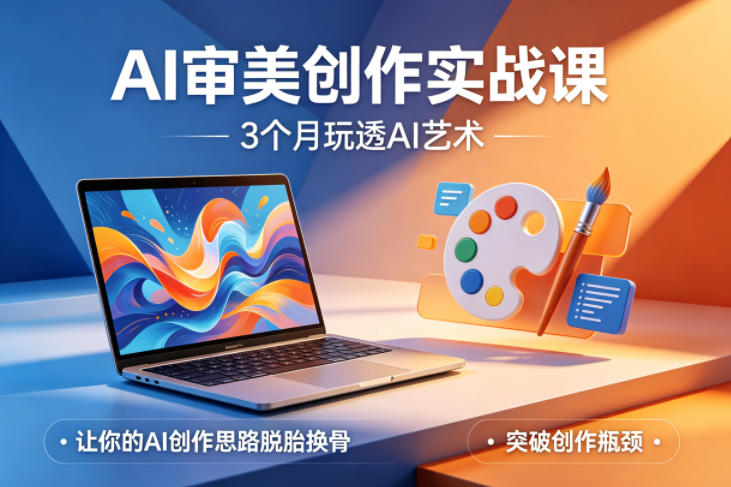 AI审美创作实战课，3个月玩透AI艺术，让你的AI创作思路脱胎换骨，突破创作瓶颈-源创文化-衍智堂