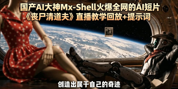 国产AI大神Mx-Shell火爆全网的AI短片《丧尸清道夫》直播教学回放+提示词-源创文化-衍智堂