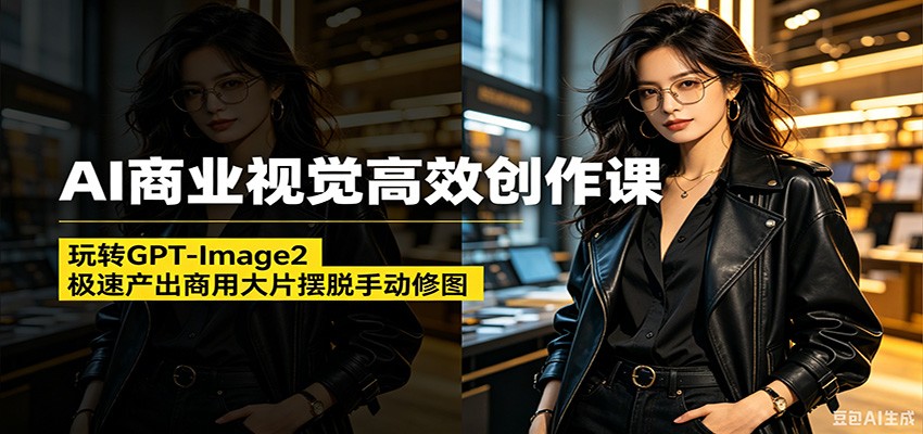 AI商业视觉高效创作课：玩转GPT-Image2，极速产出商用大片摆脱手动修图(更新)-源创文化-衍智堂