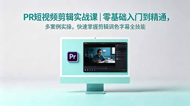PR短视频剪辑实战课｜零基础入门到精通，多案例实操，快速掌握剪辑调色字幕全技能-源创文化-衍智堂