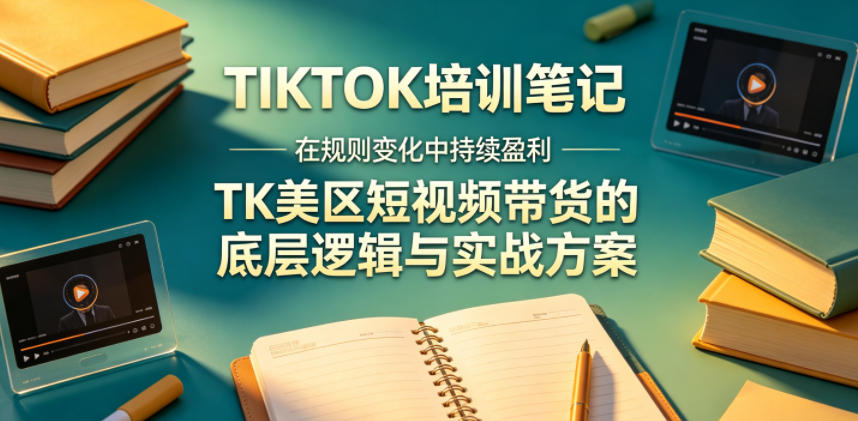 视界跨境TIKTOK4月17培训笔记，在规则变化中持续盈利，TK美区短视频带货的底层逻辑与实战方案【文档】-源创文化-衍智堂
