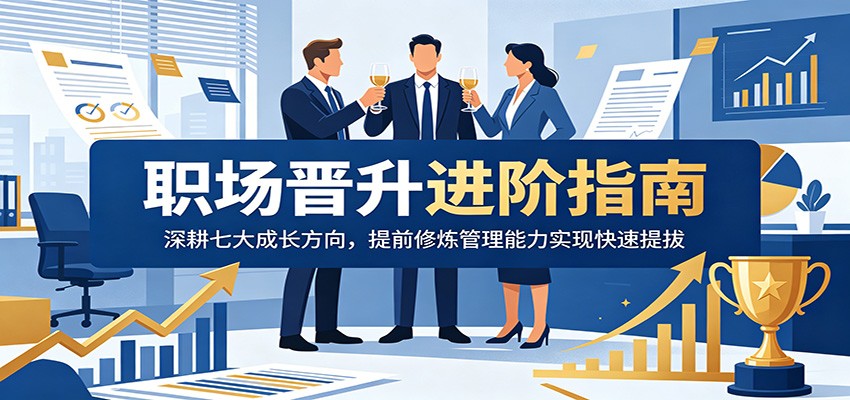 职场晋升进阶指南：深耕七大成长方向，提前修炼管理能力实现快速提拔-源创文化-衍智堂