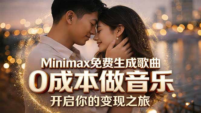 Minimax免费生成歌曲实测！0成本做音乐，说唱流行Lofi一键生成-源创文化-衍智堂