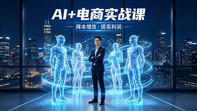 AI+电商实战课，1人+N个AI 智能体，把SOP变AI员工，实现降本增效提高利润-源创文化-衍智堂