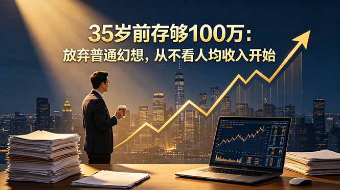 35岁前存够100万：放弃普通幻想，从不看人均收入开始-源创文化-衍智堂