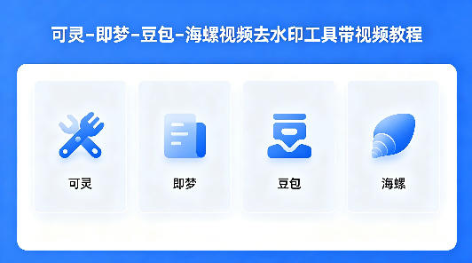 可灵&ndash;即梦&ndash;豆包&ndash;海螺视频去水印工具带视频教程