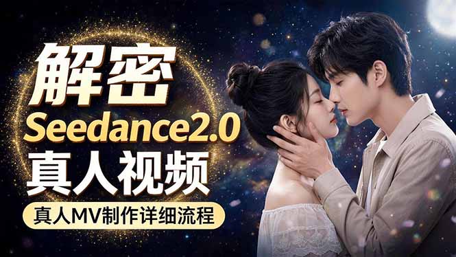 Seedance 2.0电影级真人 MV全流程拆解：提示词、运镜、粒子特效，手把手实操-源创文化-衍智堂