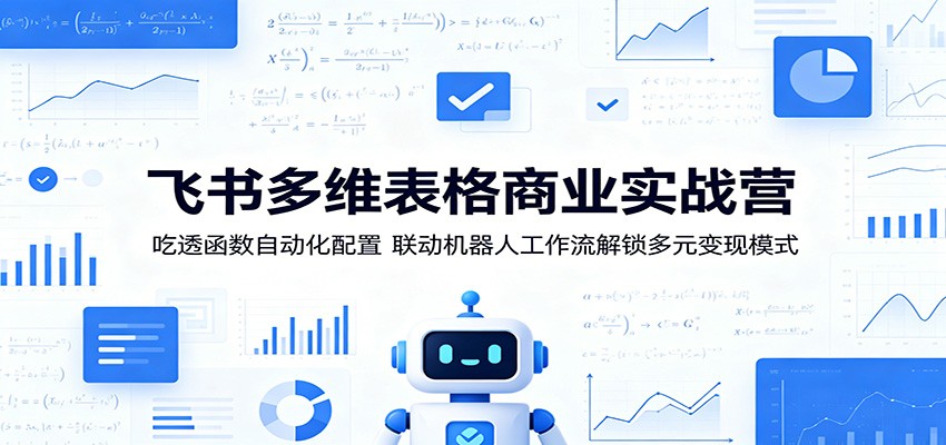 飞书多维表格商业实战营：吃透函数自动化配置，联动机器人工作流解锁多元变现模式-源创文化-衍智堂